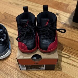 Nike Jordan 12 Retro Black and Red Shoes